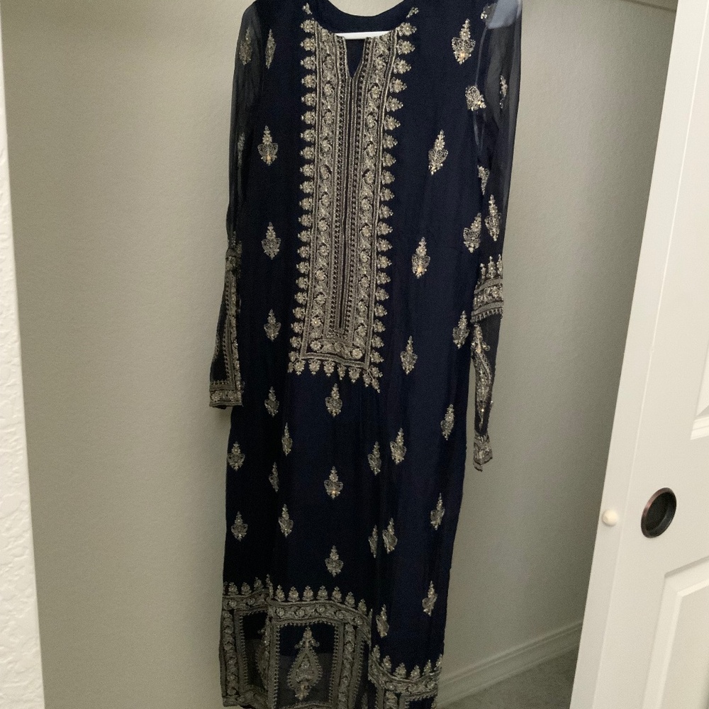 Bareeze chiffon 3 piece dress